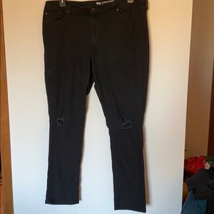 GAP Always Skinny Distressed Jeans